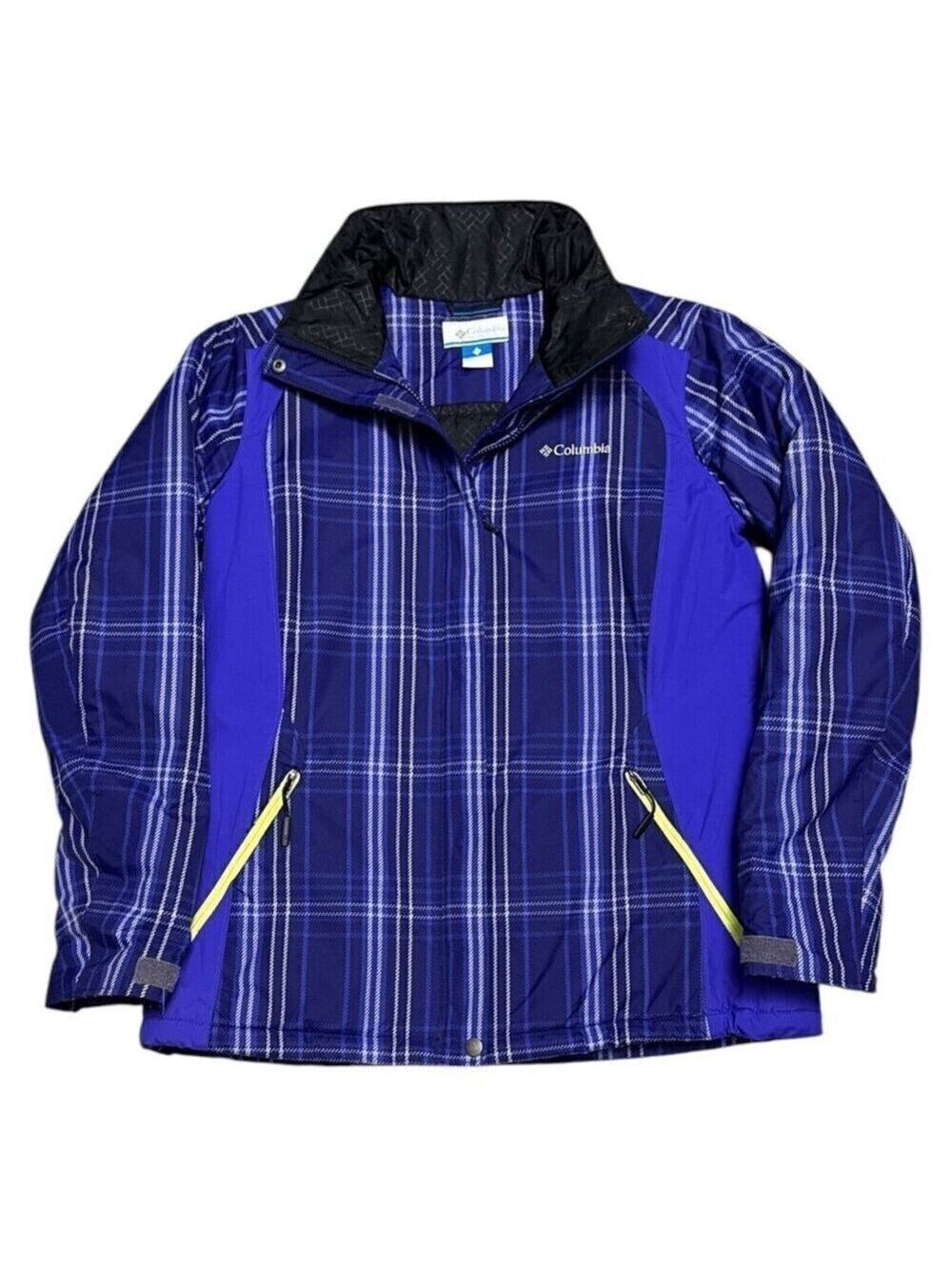 Columbia Waterproof Winter Ski Snowboard Purple Insulated Jacket Womens Large